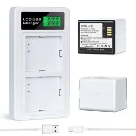 17.57wh A Amanda 717179137528 2 Pack Rechargeable Batteries 7.2v/2440mah/17.57wh With Charging Sta