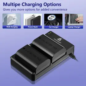Lp-e6n A Artman 682365069726 Homesuit Lp-e6 Battery Charger Compatible With Canon Eos R6 R5 R 90d 8 #3