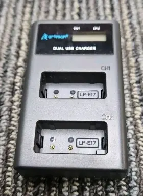 Ab00087 A Artman Dual Usb Charger With 2 Batteries #2