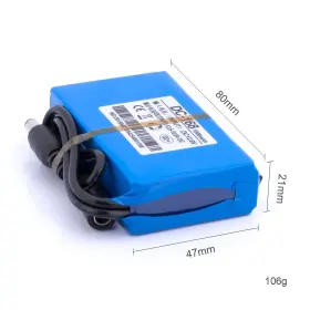 Abenic 712640067021 Dc 12v Rechargeable 1800mah 2a 24w Lithium Ion Battery Pack For Bluethooth #3