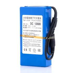 Dc12680 Abenic 12v 2a Rechargeable Lithium Battery Pack 6800mah For Led Light Barcar