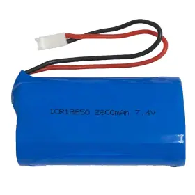 19.24wh Aes Spy Cameras 744702988234 7.4v 2600mah 2 Cell Lithium Ion 18650 Rechange Battery Pack With Pin