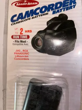 Cl630 Again & 076097502000 2 And Camcorder Battery Brand New In Blister Pack Untested