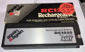 Rc1220 Again & And Rechargeable Battery 2.3ah For Camcorder Fits Most Models