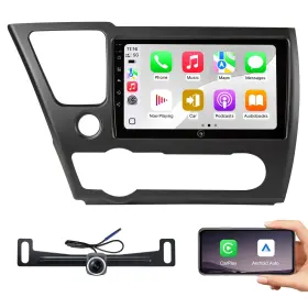 Ainavito 760762577416 For Honda Civic 2013-2017 Car Stereo 9 Inch Ips Touchscreen Wireless Carplay