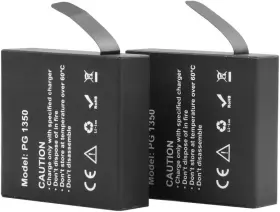 Akaso 313102443430 Brave 7 Le 2 X 1350mah Rechargeable Action Camera Battery With Usb Dual Ch #3
