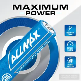 Allmax Battery 850042845547 Aa Lithium Batteries 48 Count Longest Lasting Leakproof 20-year #2