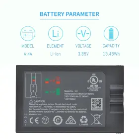 Ancbd 795063565701 1 Pack Rechargeable V4 Battery 3.65v For Ring-doorbell 1/2/3/4 /usb Charging #2