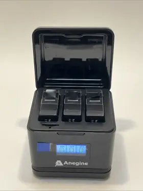 Ab00311-us Anegine Hero 13 Battery 2300mah And Lcd 3-channels Storage Charger For Black