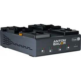 8475-0145 Anton/bauer Quad 6a 4 Position Multi-voltage V-mount Charger