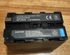 8675-0109 Anton Bauer Np-f976 7.2v 6600mah Li-ion Battery For Sony L-series Cameras 47wh #2