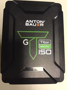 8675-0165 Anton Bauer Titon Micro 150 Gold Mount Battery #8675-0165
