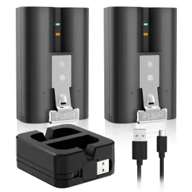 69ae9390486eca5f3095dabd Apolloenergy 2 Pack Replacement For Ring Battery With Charger Station 6040mah Rechargeable