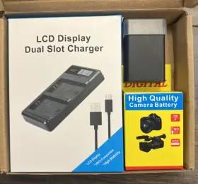 En-el25 Artman 605832457734 Battery 2-pack 1600mah And Usb-c Lcd Dual Charger Nikon Z30 Z50 Zfc