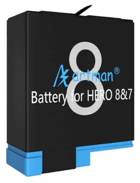 Ab001 Artman Gopro Hero Battey 3.85v 1500mah For 8 Black 7 6/5