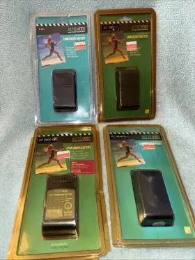 6017 Aztecvideo 015975899153 Lot Of 4 Aztec Camcorder Battery Video Az 1506 C 2000 Sr Panasonic 6 Volt