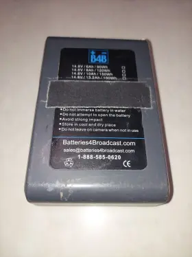 100437 B4b Batteries 4 Broadcast 190wh Lithium-ion Gold Mount Camera Battery