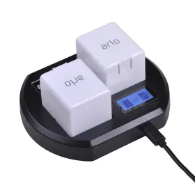 Batmax 681413876927 Lcd Dual Arlo Pro 2 Battery Charger Station Replacement For