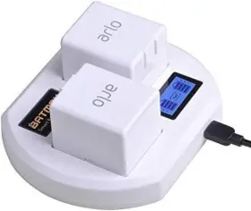 Batmax 681413876934 Rapid Lcd Usb Dual Battery Charging Station For Arlo Pro 2 And Go