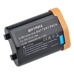 En-el18d Batmax 715748965565 3400mah En El18d Battery For Nikon D5 D6 Z9 D4 D4s Cameras #2