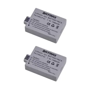 Lp-e5 Batmax 734830884522 2packs Battery Lcd Dual Usb Charger With Type C Port For Canon Eos Re #2