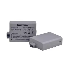 Lp-e5 Batmax 734830884522 2packs Battery Lcd Dual Usb Charger With Type C Port For Canon Eos Re #3