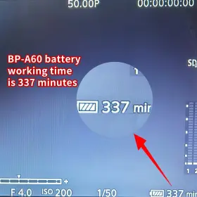 C200eo Battiz 761062965507 Fully Decoded Replacement Battery For Canon Bp-a60 Compatible With Eos #2