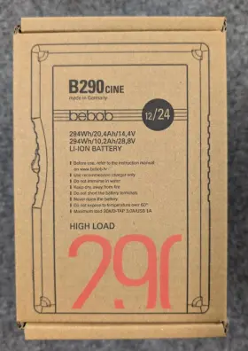 B290cine Bebob B90cine - B-mount Rechargeable Li-ion Battery Brand New In Box