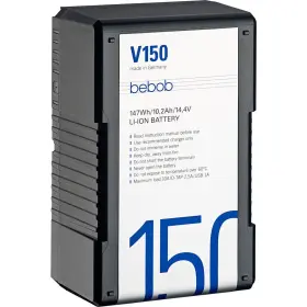 Bbv150 Bebob V150 V-mount Rechargeable Li-ion Battery 14.4v/10.2ah/147wh