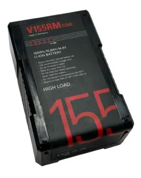 V155rm-cine Bebob 14.8v/10.8ah /155wh High Load V-mount Li-ion Battery