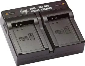 Lp-e12 Big Mikes 313107016004 Bm Premium Dual Battery Charger For Canon Eos-m Eos M2 M10 M50