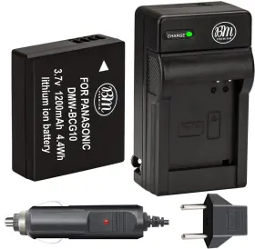 Dmw-bcg10 Big Mikes 610585786178 Bm Battery And Charger For Panasonic Lumix Dmc-3d1 Sz8 Tz6 Tz7