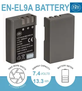En-el9a Big Mikes 639713345582 Bm Premium 2 Pack Of En-el9 Batteries And Battery Charger For Nikon #2