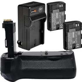 Bgeos7diik4 Big Mikes Battery Grip Kit For Canon Eos 7d Mark Ii Digital Slr Camera Includes Qty 2 B
