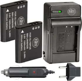 Bm-li90k4 Big Mikes Bm 2 Li-90b Li-92b Batteries And Charger For Olympus Tough Tg-6 Tg-5 Tg-track