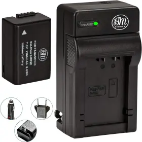 Dmw-bmb9 Big Mikes Dmwbmb9 Battery And Charger Kit Fits Panasonic Lumix Dc-fz80 Fz70 Fz100