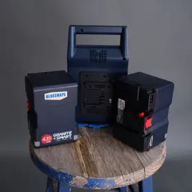 Blsbv090two Blueshape Granite Smart Battery 435wh B-mount X 2 Charger