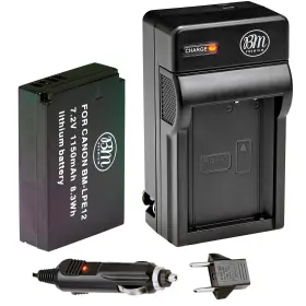 Lp-e12 Bm Premium 639713340303 Battery And Charger Kit For Canon Eos-m Eos M2 M10 M50