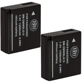 Dmw-blg10 Bm Premium 639713343595 2-pack Of Batteries For Panasonic Lumix Dc-g100 Dc-zs80 Dc-gx9 D