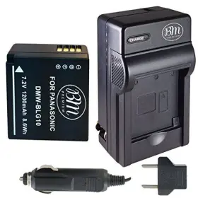Dmw-blg10 Bm Premium 639713343960 Battery And Charger For Panasonic Lumix Dc-g100 Dc-zs80 Dc-gx9 D