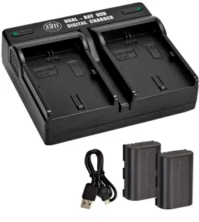 Lp-e6n Bm Premium 639713349627 2-pack Of Batteries And Dual Battery Charger For Canon Eos R 90d #2