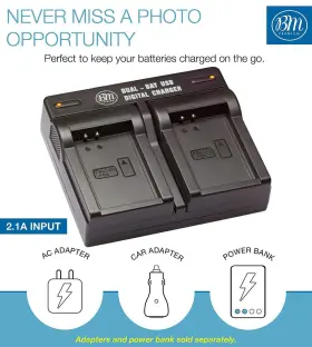 Lp-e12 Bm Premium 639713352849 Dual Battery Charger For Canon Eos-m Eos M2 M10 M50 M5 #2