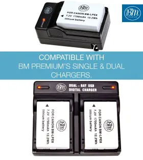 Lp-e8 Bm Premium 662425809295 2-pack Of Batteries For Canon Eos Rebel T2i T3i T4i T5i 550d E #3