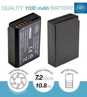 Lp-e10 Bm Premium 662425809387 2-pack Of Batteries And Battery Charger Kit For Canon Eos Rebel T3 T5 #2