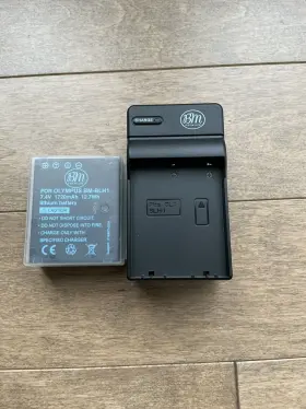 Bm-blh1k3 Bm Premium Bl-h1 Battery And Charger For Olympus Om-d E-m1 Ii Iii E-m1x Bch-1