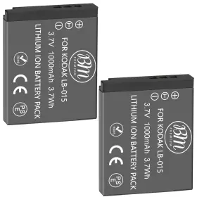 Bm-lb015k2 Bm Premium 2 Pack Of Lb-015 Batteries For Kodak Pixpro Wpz2 Digital Camera