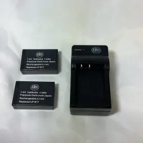 Bm-lpe17dck4 Bm Premium Battery 2-pack And Charger For Canon Lp-e17