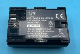 Bm-lpe6nh Bm Premium 2130mah 7.4v Lithium Battery For Canon Digital Slr Cameras