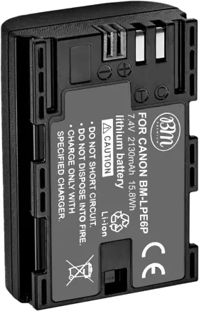 Bm-lpe6p Bm Premium Lp-e6p High Capacity Battery