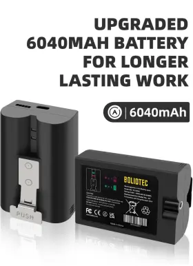 Bolidtec 753980258021 2-pack V4 Battery Replacement With Charger Station For Ring-doorbell Camera 2